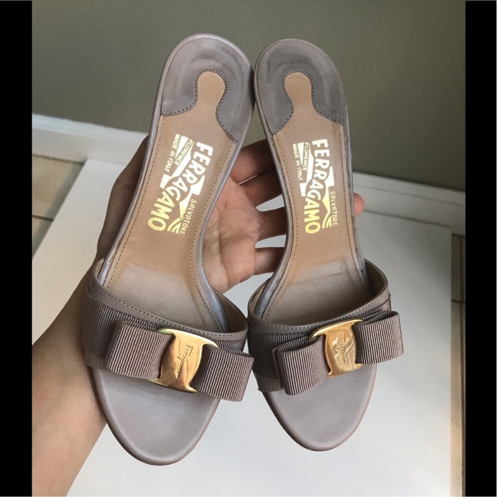 Salvatore Ferragamo Vara Bow Patent Leather Heels